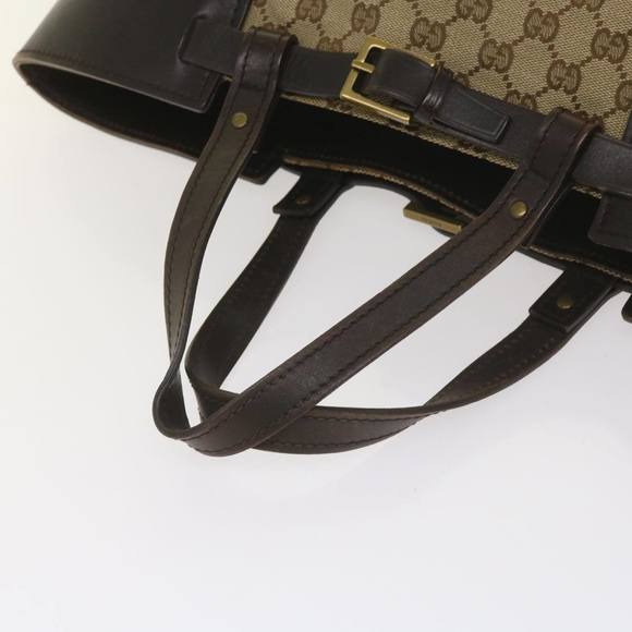 GUCCI GG Canvas Hand Bag Beige 106251 Auth ep3361 - Picture 8 of 16
